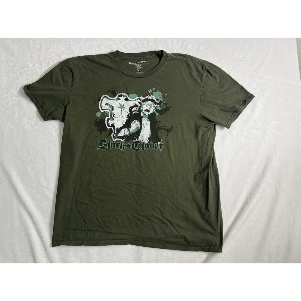 Loot Crate Black Clover Anime Graphic Green Crew Neck T-Shirt XL